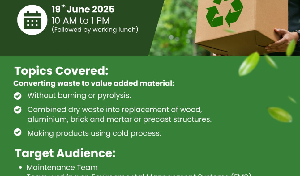 Workshop Alert: Waste to Wealth