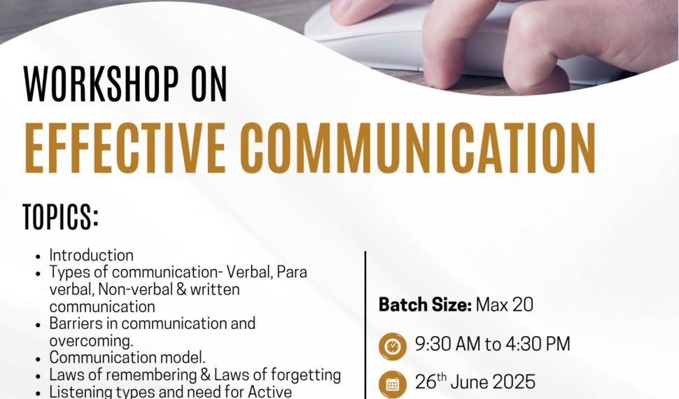 Workshop on Effective Communication