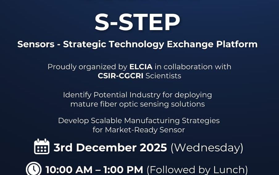 Workshop on 𝐒𝐄𝐍𝐒𝐎𝐑𝐒 – 𝐒𝐭𝐫𝐚𝐭𝐞𝐠𝐢𝐜 𝐓𝐞𝐜𝐡𝐧𝐨𝐥𝐨𝐠𝐲 𝐄𝐱𝐜𝐡𝐚𝐧𝐠𝐞 𝐏𝐥𝐚𝐭𝐟𝐨𝐫𝐦 (𝐒-𝐒𝐓𝐄𝐏)