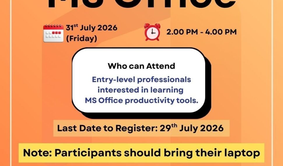 Workshop on MS office
